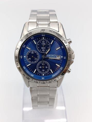 Seiko - Chronograph - Zonder minimumprijs - SBTQ071 - Heren