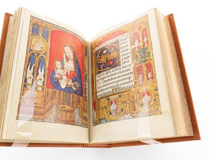 Jean Bourdichon - VATICAN OFFICE OF THE VIRGIN. FACSIMILE OF, Antiek en Kunst, Antiek | Boeken en Manuscripten