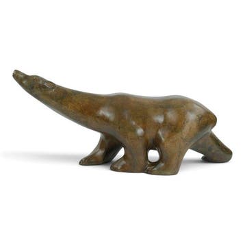 Pierre Chenet (XX-XXI) - Sculpture, Large Polar Bear - 47 cm, Antiek en Kunst