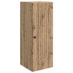 vidaXL Wandkast Artisanaal eiken 33 x 34,5 x 90 cm Bewerkt, Verzenden