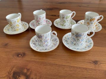 Royal Albert - Tasse et soucoupe (6) - Porcelaine à la