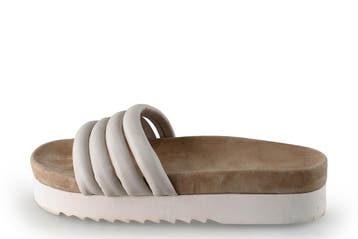 Manuel Slippers in maat 39 Wit, Kleding | Dames, Slippers, Verzenden, Wit, Zo goed als nieuw