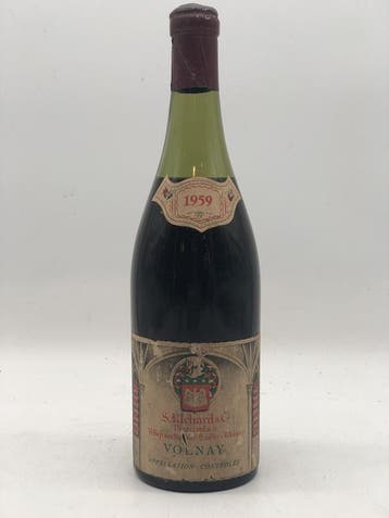 1 x 75cl Volnay S. Richard & Compagnie 1959 (Bourgogne), Verzamelen, Ophalen of Verzenden, Nieuw, Frankrijk, Rode wijn