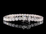 Bracelet - 14 carats Or blanc - 12.12ct. tw. Diamant