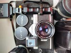 Minolta SR-1 + Rokkor 2/55mm + Soligor 2,8/135mm + flash +, Nieuw