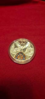 Spanje. 10 Euro 2021 Europa - Gotico Proof (Zonder, Postzegels en Munten