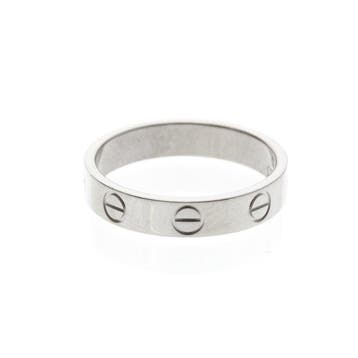 Cartier - Bague - 18 carats Or blanc, Bijoux, Sacs & Beauté, Bagues