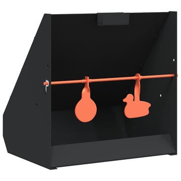 vidaXL Kogelvanger Zwart 31 x 23 x 31,5 cm Staal, Verzenden, Nieuw