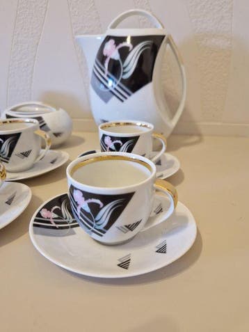 Studio Carlsbad - Koffieservies voor 6 (9) - Porselein -