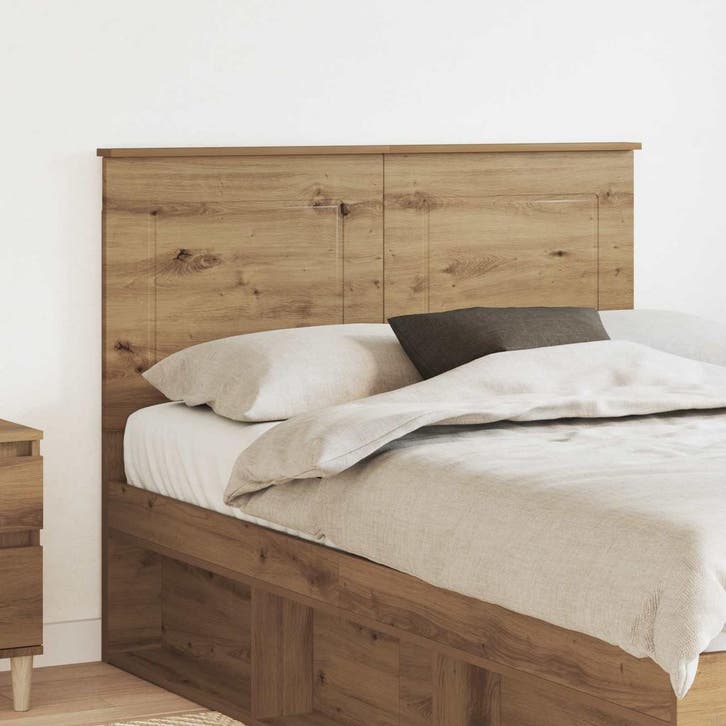 vidaXL Hoofdbord Artisan Eik 100 cm Geconstrueerd hout, Huis en Inrichting, Slaapkamer | Bedden, Nieuw, Verzenden