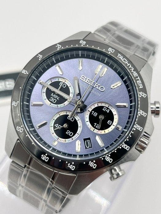 Seiko - Blue Gray Chronograph - Sans prix de réserve -, Bijoux, Sacs & Beauté, Montres | Anciennes | Antiquités