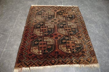 Afghaans art deco - Tapijt - 116 cm - 112 cm, Huis en Inrichting, Stoffering | Tapijten en Vloerkleden, Nieuw