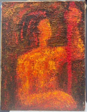 Mara Tran-Long (1935) - L’homme au Javelot - Paris
