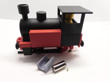 Micromotor FT001 Fischertechnik trein met Minimot 1 / Mini, Hobby & Loisirs créatifs, Trains miniatures | HO, Verzenden, Overige typen