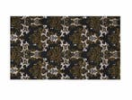 Haarband Multifunctioneel 45x25cm - Retro Patroon - Bruin, Nieuw