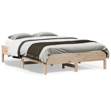 Grenenhouten bed 120x190cm | Retour deal | Snel weg!, Verzenden