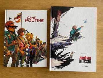 Camp Poutine + Amère Russie + ex-libris + dédicace - 2x C -, Boeken, Nieuw