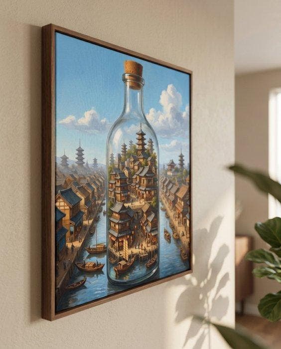 Le Yack - Edo Microcosm — Collaboration Le Yack x Medsan —, Antiek en Kunst, Kunst | Designobjecten