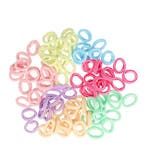 Haarelastiekjes Mini 2,5cm - Endless Streep - Roze Paars, Nieuw