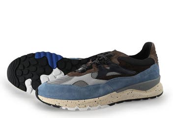 Floris van Bommel Sneakers in maat 44½ Blauw, Kleding | Heren, Schoenen, Floris van Bommel, Zo goed als nieuw, Sneakers, Verzenden