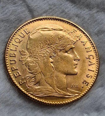 Frankrijk. 10 Francs 1910 Marianne
