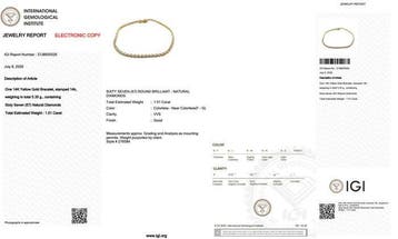 Sans prix de réserve - Bracelet - 14 carats Or jaune -