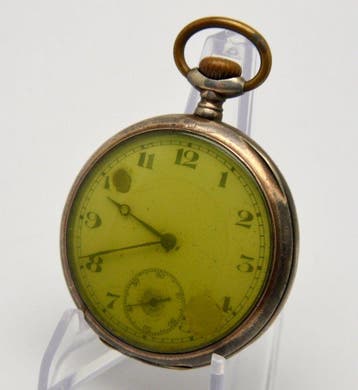 Art Deco - 800 Silver - mechanical pocket watch - 1900-1949, Nieuw