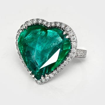 Sans prix de réserve - Bague - 18 carats Or blanc, IGI 16,17