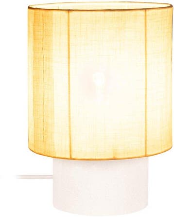 2dekans | Lucide TISSAJA - Tafellamp - Ø 20 cm - 1xE14 - Wit, Ophalen of Verzenden, Nieuw
