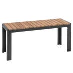 Banken | Hout/Staal | Hout (Acacia) | Zwart Frame |, Verzenden, Nieuw in verpakking