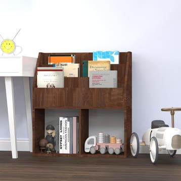 vidaXL Kindertijdschriftenrek 71x30x78,5 cm bewerkt hout, Verzenden
