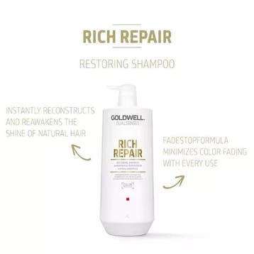 Goldwell Dualsenses Rich Repair Restoring Shampoo, Handtassen en Accessoires, Uiterlijk | Haarverzorging, Verzenden, Nieuw, Shampoo of Conditioner