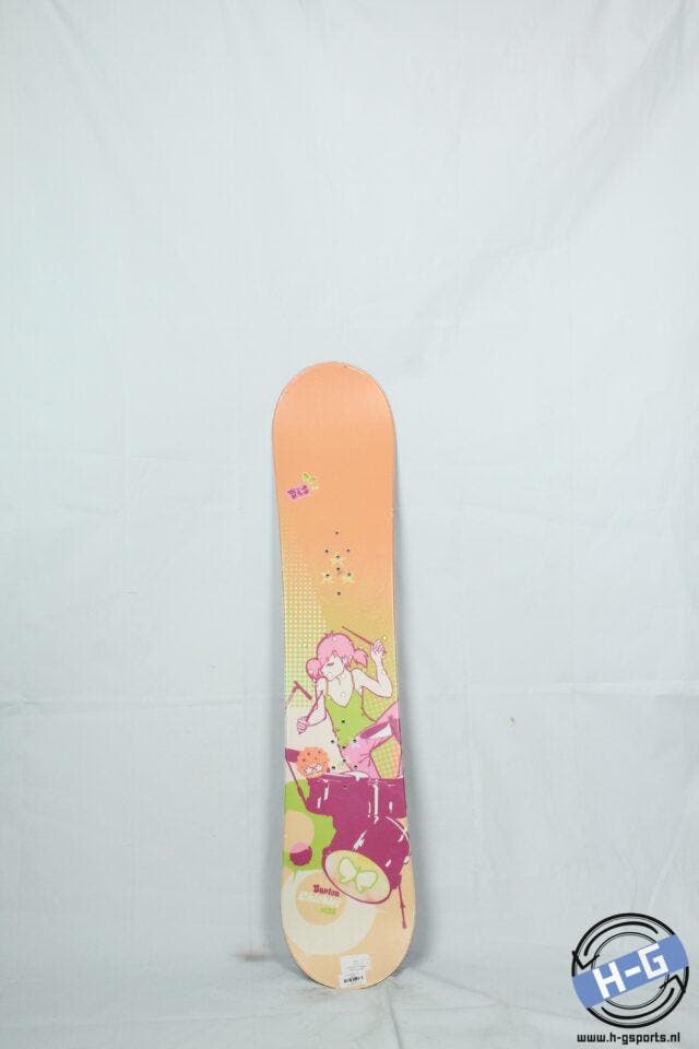 Refurbished - Snowboard - Burton Chicklet - 126, Sport en Fitness, Snowboarden, Board, Gebruikt, Ophalen of Verzenden