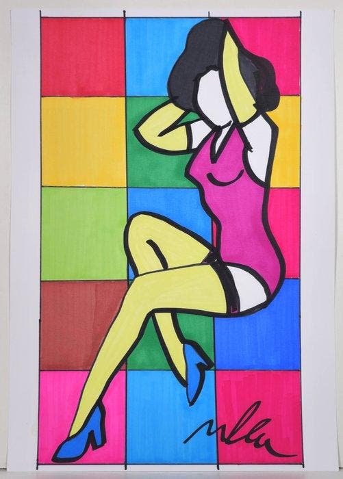 Marco Lodola (1955) - Senza titolo, Antiek en Kunst, Kunst | Designobjecten