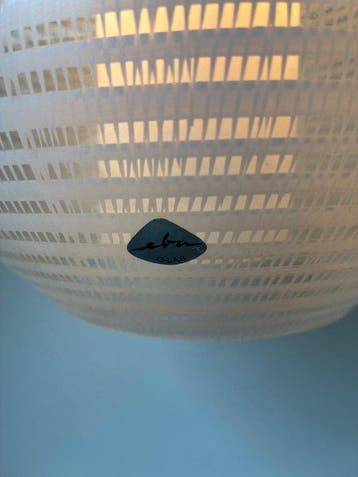 Eba glas - Lamp - Glas - Vintage hanglamp, Antiek en Kunst