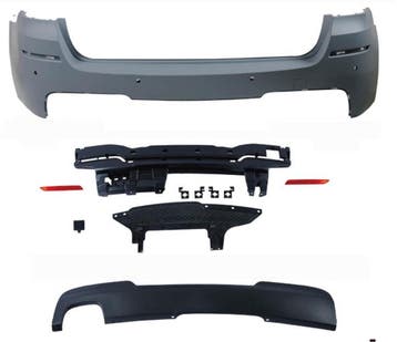 Carnamics Achterbumper | BMW 5-serie Touring 10-13 5-d (F11), Auto-onderdelen, Verzenden, Nieuw