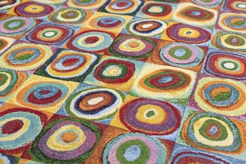 Prachtige gobelin van 5,00 × 1,40 meter, stof in