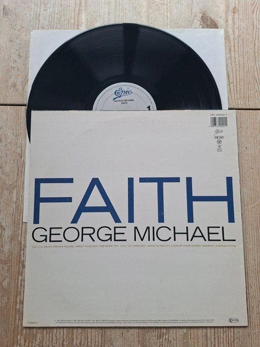 George Michael - Faith - 1st EU pressing with Hype Sticker, Cd's en Dvd's, Vinyl Singles