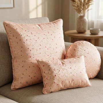 BA244 - Brokaatsstof - Italiaans lampasso - Roze Antiek -
