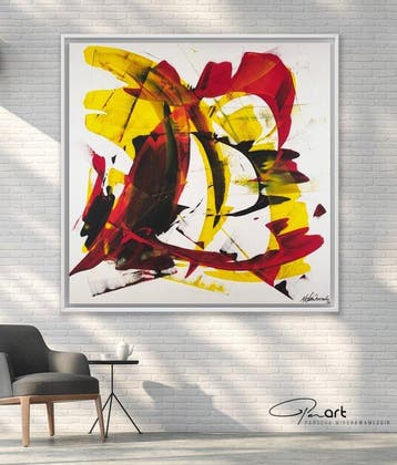 Parscha Mirghawameddin - Cabinet - XXL, Antiek en Kunst, Kunst | Schilderijen | Modern
