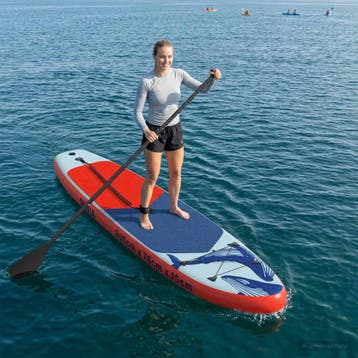 vidaXL Opblaasbare Stand Up Paddle Board SCYLLA 305 x 76 x, Watersport en Boten, Suppen, Verzenden, Nieuw