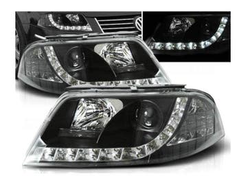 LED dagrijverlichting koplampen Daylight Black, Verzenden, Nieuw, Volkswagen