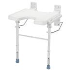 Opklapbaar douchezitje met steunpoten, Ophalen of Verzenden