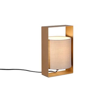 Trio PAIL tafellamp | E27 Fitting | koffie met taupe | 16 x, Verzenden