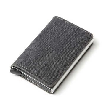 RFID Creditcard Houder Portemonnee - Vintage Leren Aluminium, Verzenden, Nieuw