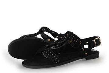 Posh Sandalen in maat 39 Zwart, Verzenden, Zwart, Sandalen of Muiltjes, Zo goed als nieuw