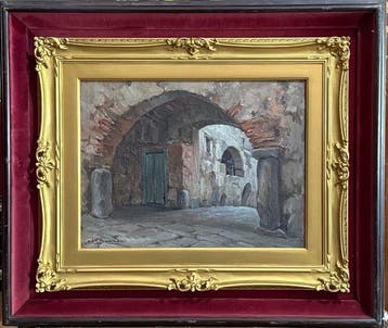 Leon Giuseppe Buono (1888-1976) - Arco medievale (Pozzuoli)