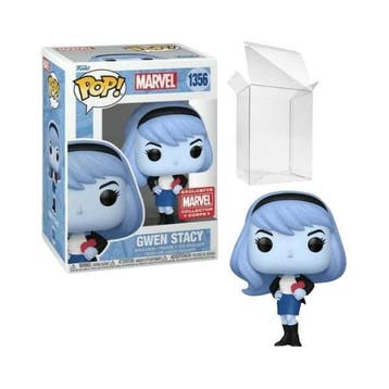 Funko Pop  Gwen Stacy Blue  A Heart 1356 Collector Corps, Verzenden, Nieuw