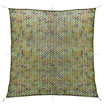 vidaXL Camouflagenet met opbergtas 2x3 m groen, Verzenden