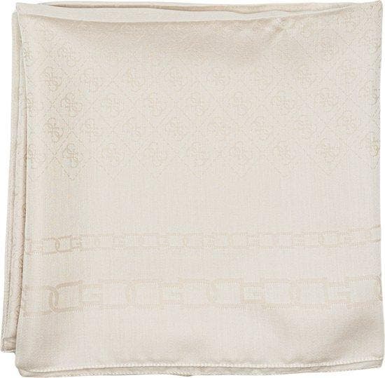 Guess Sjaal  Kefiah 125x125 Vierkante Dames - Ivory - One..., Kleding | Dames, Mutsen, Sjaals en Handschoenen, Nieuw, Verzenden